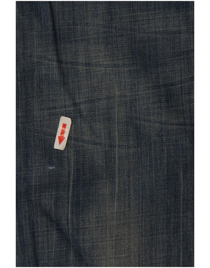 Levi's Mujer 570 Vaqueros Rectos Desgastados W32 L28 Algodón Azul