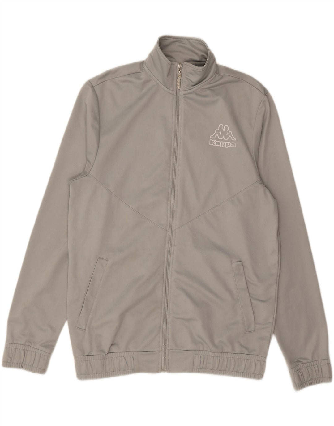 KAPPA Chaqueta superior de chándal para hombre Poliéster gris grande