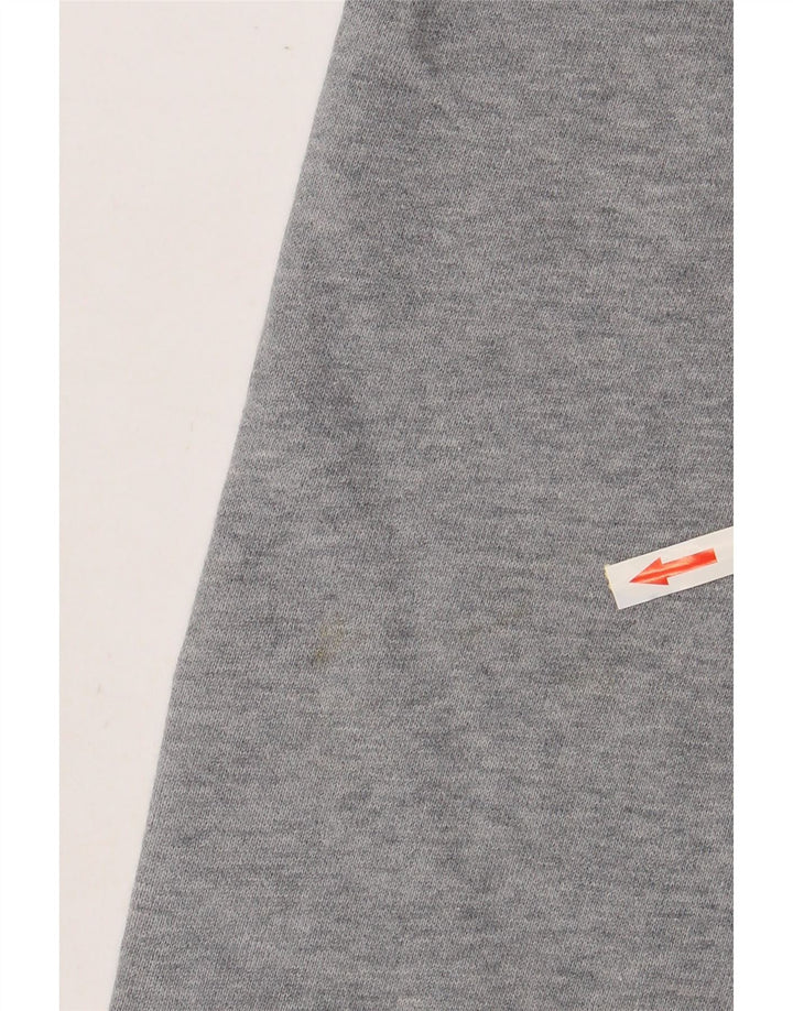 VINTAGE Chaqueta superior de chándal gráfico para hombre XL Algodón gris