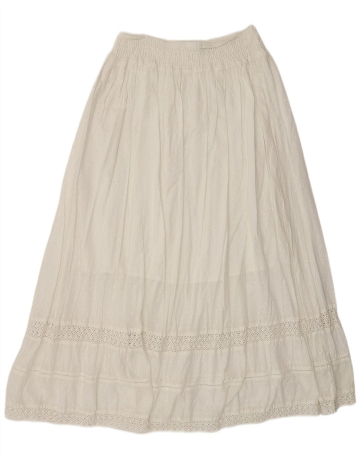 Benetton Falda Gypsy W30 Mediana Blanco