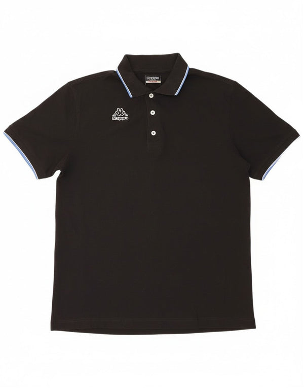 Kappa Polo Hombre XL Algodón Negro