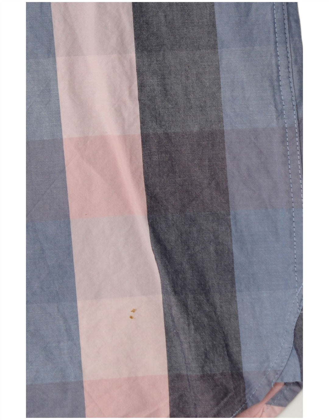 Lyle & Scott Camisa de manga corta para hombre de algodón a cuadros multicolor grande