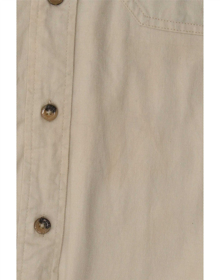 Camisa Wrangler Hombre Sin Mangas Algodón Beige Medio