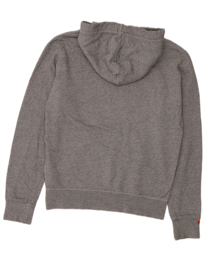 Superdry Jersey con capucha para hombre de algodón moteado en gris medio
