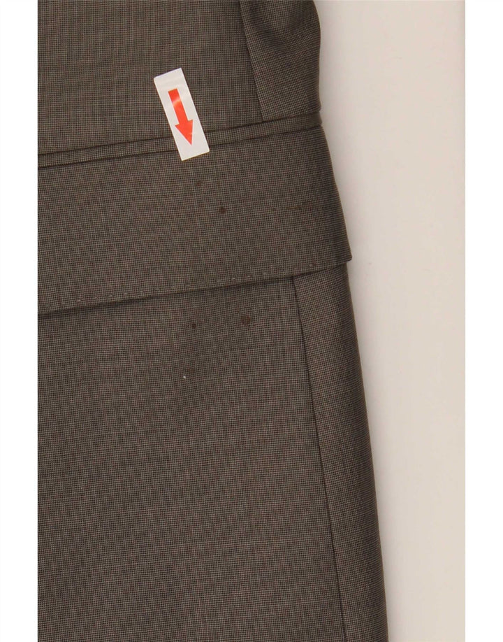 Hugo Boss Chaqueta tipo blazer con 2 botones Super 120 para hombre UK 38 Lana gris medio