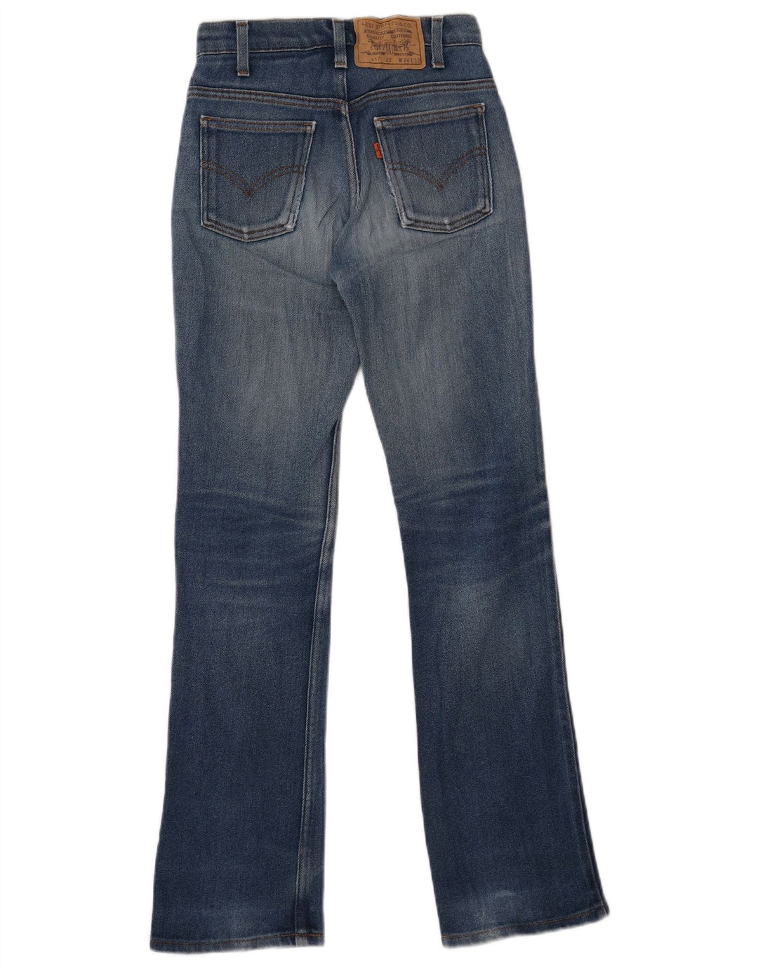 LEVI'S Vaqueros Bootcut 417 para Mujer W26 L32 Algodón Azul
