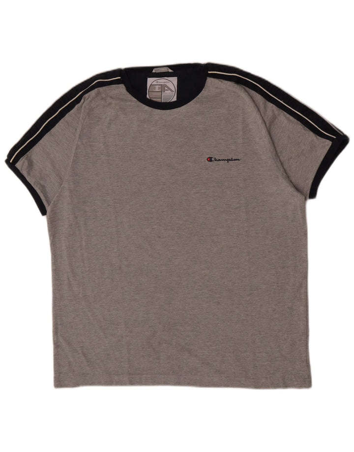 Champion Camiseta para hombre Top Large Grey Cotton