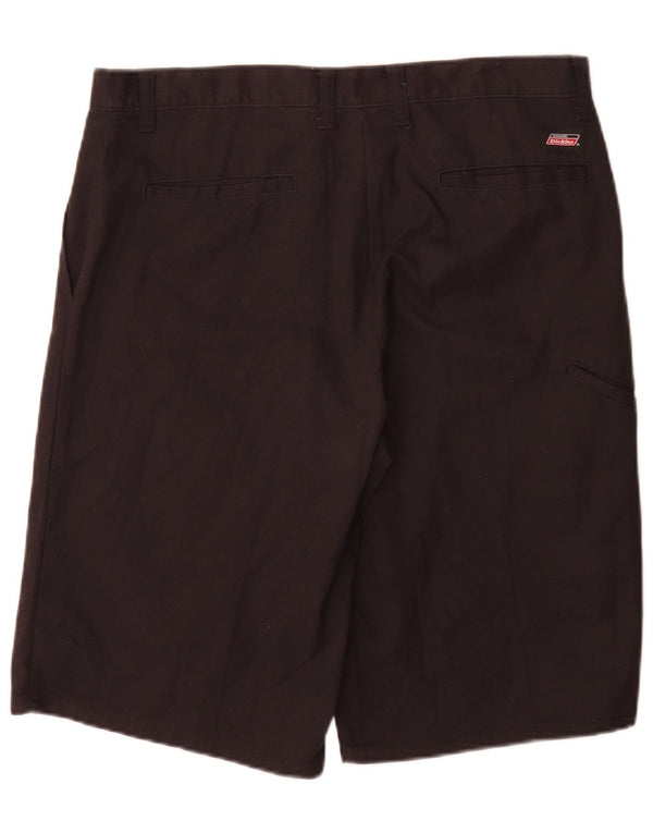Dickies Pantalones cortos chinos regulares para hombre W34 Poliéster marrón grande