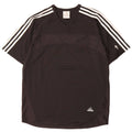 Adidas Hombre Climacool Camiseta Top Medio Negro Colorblock Poliéster