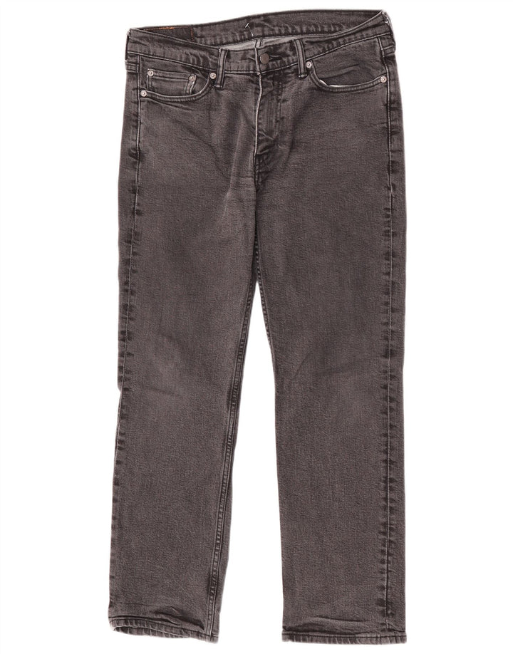 Levi's Jeans rectos 514 para hombre W33 L30 Algodón gris