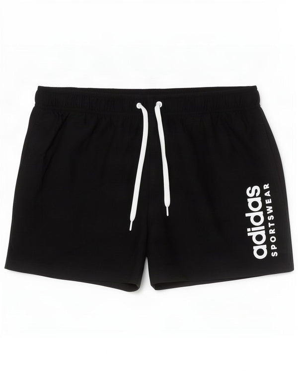 Adidas Mens Graphic Sport Shorts Medium Black Polyester