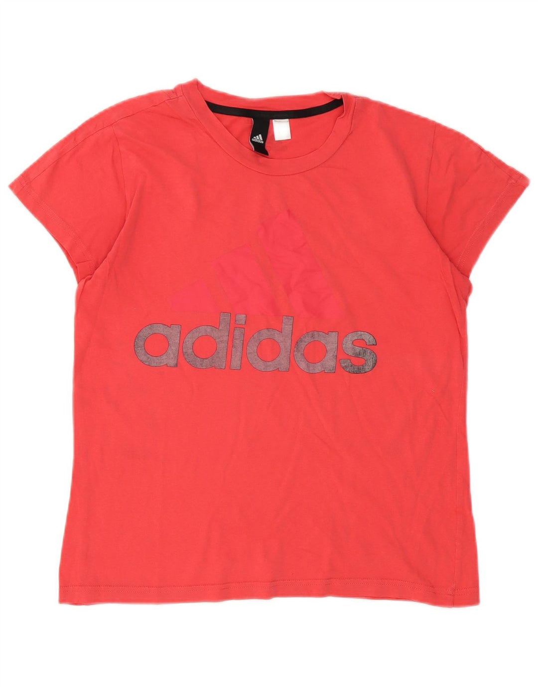 Adidas - Camiseta gráfica para mujer, talla 40, talla M, color rojo