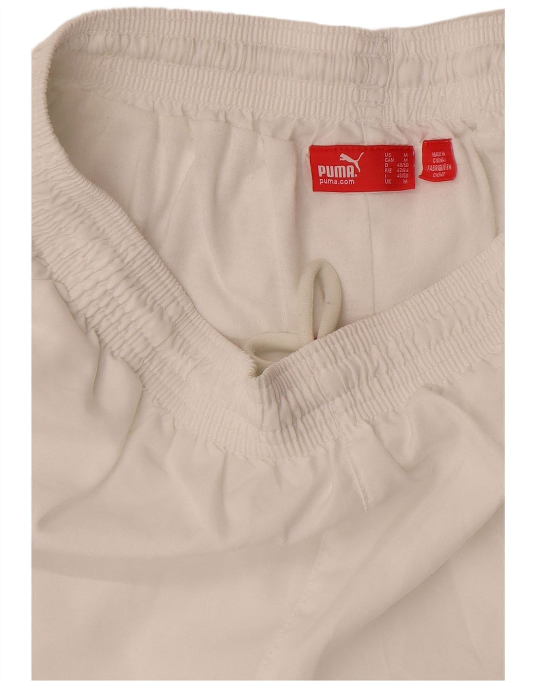 Pantalones cortos deportivos Puma para hombre mediano blanco