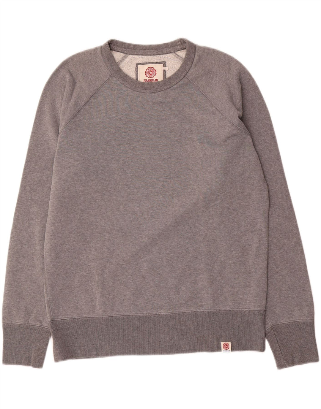 Franklin & Marshall Sudadera tipo jersey para hombre, talla grande, gris moteado