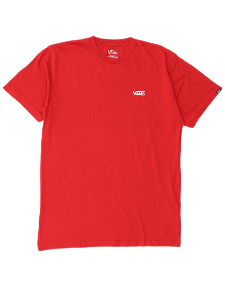 Camiseta Vans Classic Fit para hombre Top Medium Red Cotton