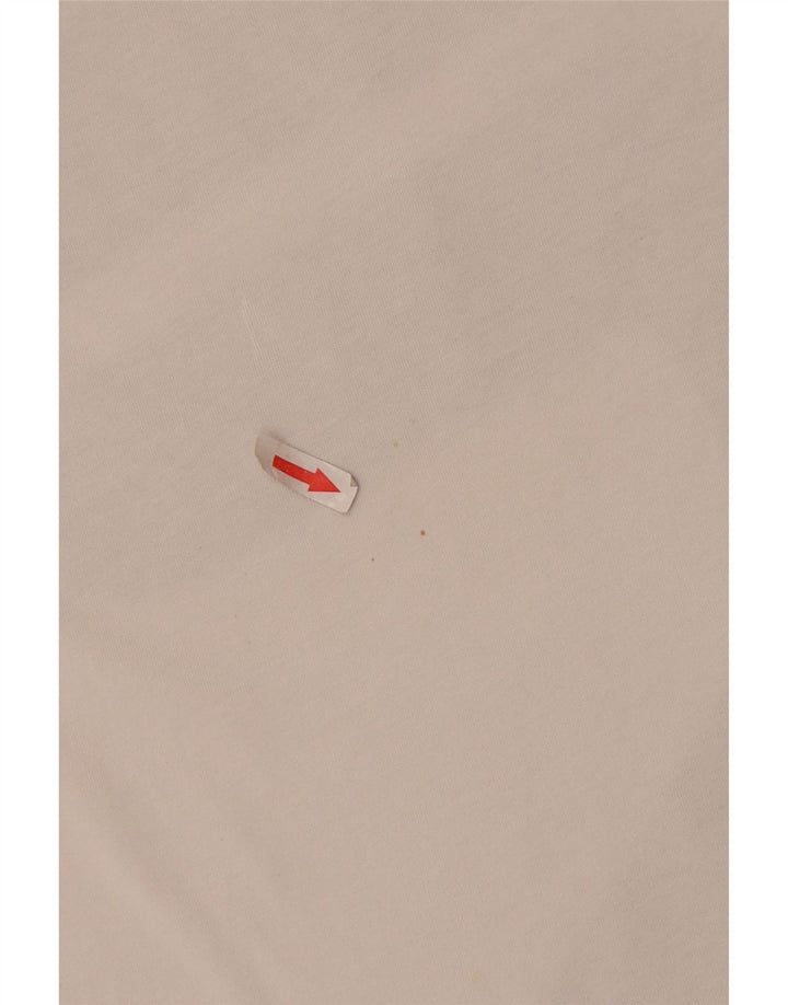 Fila Camiseta gráfica para hombre Top pequeño de algodón a rayas blancas