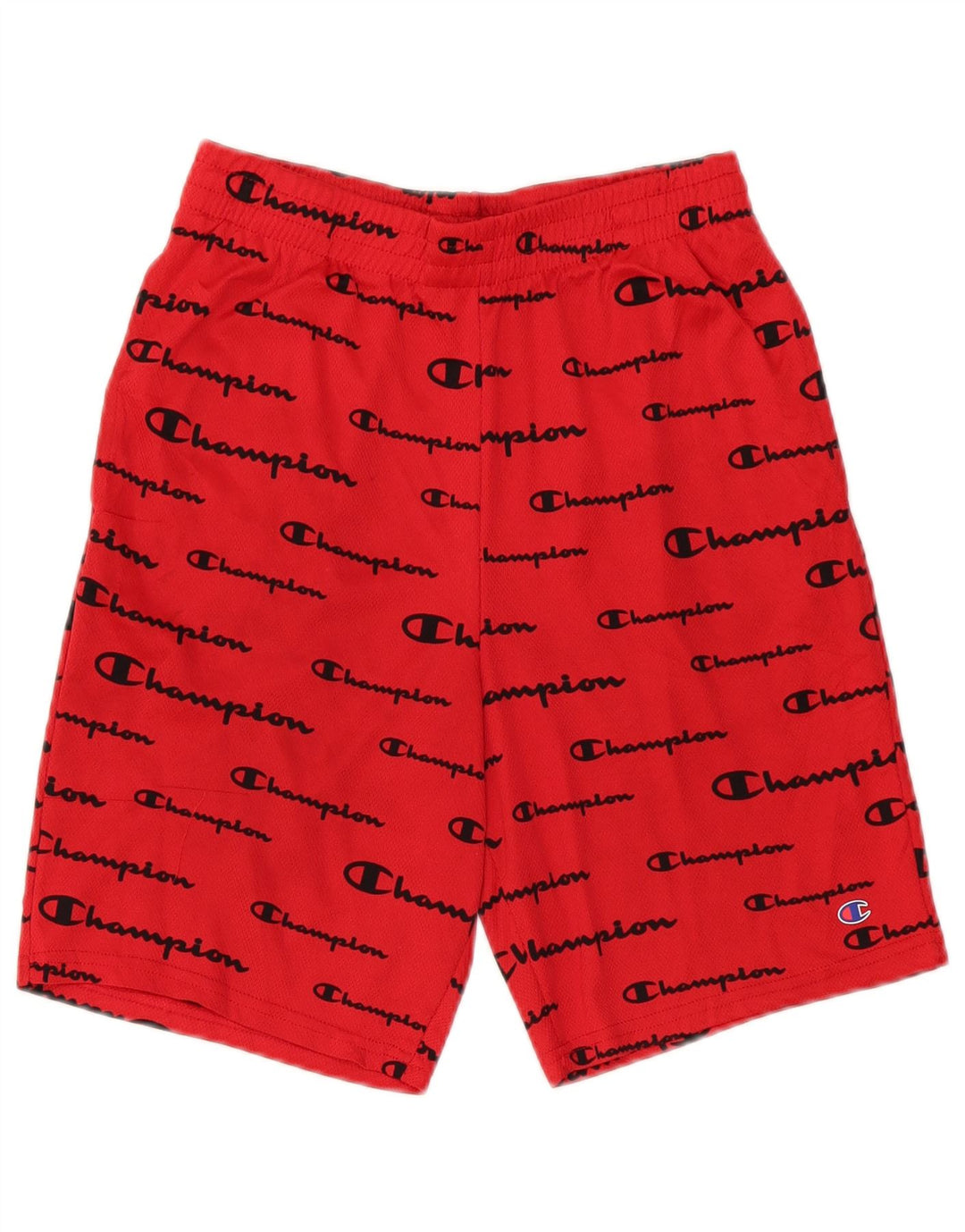 Champion Shorts deportivos con gráfico para niño 15-16 años Rojo Poliéster