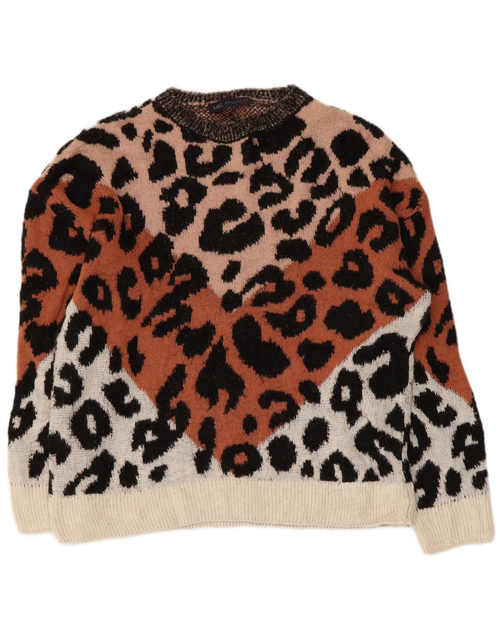Marks & Spencer Jersey con Cuello Barco para Mujer UK 40 Mediano Multicolor