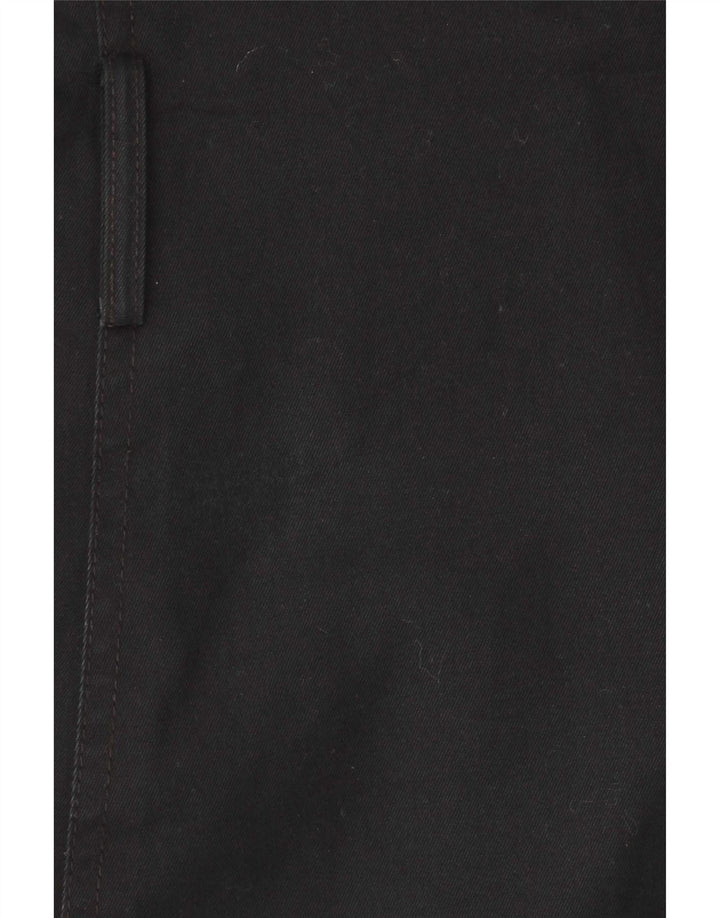 Gabardina de doble botonadura para mujer Gap UK 44 Algodón negro mediano