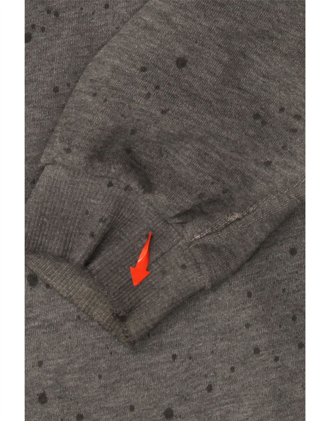 SUPERDRY Jersey con capucha gráfica para hombre XL Algodón con manchas grises