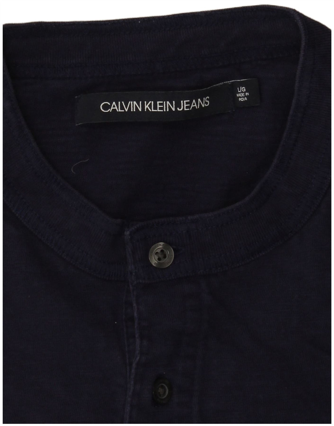 Calvin Klein Jeans - Camiseta para hombre, talla grande, azul marino