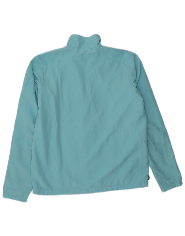 Adidas - Chaqueta de chándal para mujer, talla 40, poliéster azul grande