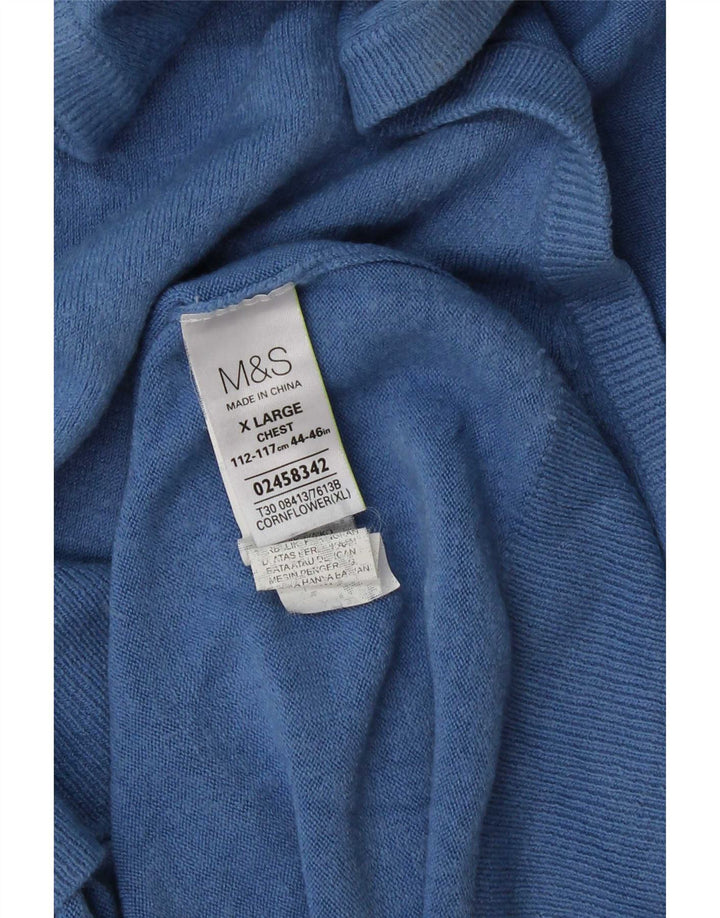 Marks & Spencer Camiseta sin mangas para hombre XL Acrílico azul