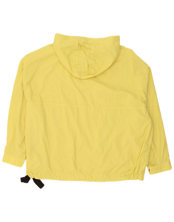 Calvin Klein Jeans Chaqueta impermeable con capucha y ajuste holgado para hombre UK 42 XL Amarillo