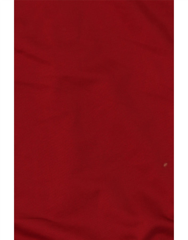 Adidas Hombre Chándal Top Chaqueta Medio Granate Poliéster
