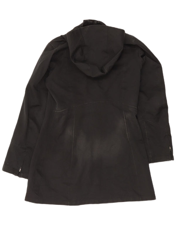 Abrigo cortavientos con capucha Patagonia para mujer UK 44 Poliéster negro mediano