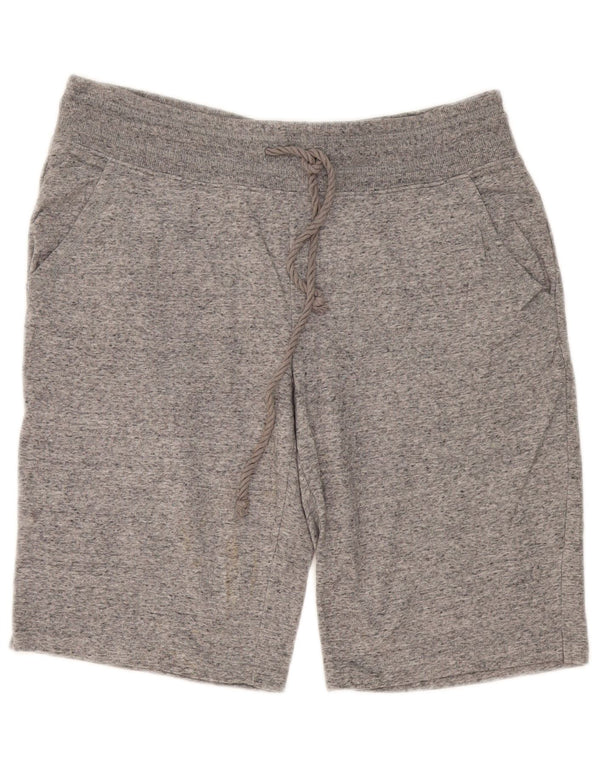 Eddie Bauer Pantalones cortos deportivos para mujer UK 46 Algodón gris grande