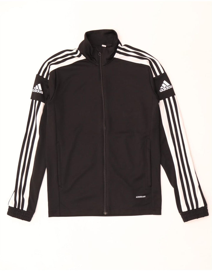 Adidas Hombre Aeroready Chándal Top Chaqueta Pequeña Poliéster Negro