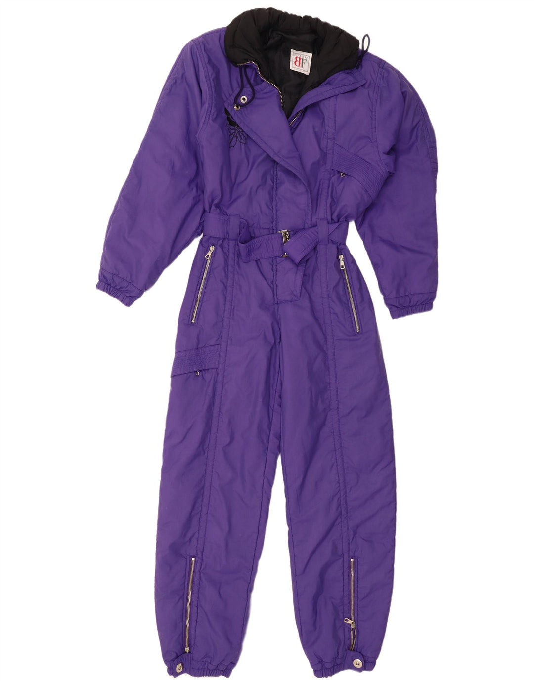 Belfe Mono de esquí para mujer UK 40 Mediano Púrpura Floral Nylon