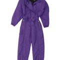Belfe Mono de esquí para mujer UK 40 Mediano Púrpura Floral Nylon