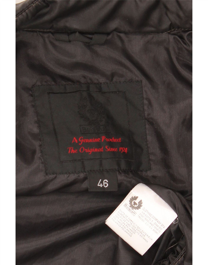 Belstaff Chaqueta motera para mujer IT 46 Grande Poliamida negra