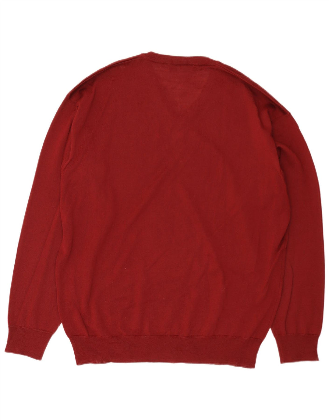 BEXLEYS Jersey con cuello en V para hombre IT 56 2XL Lana burdeos