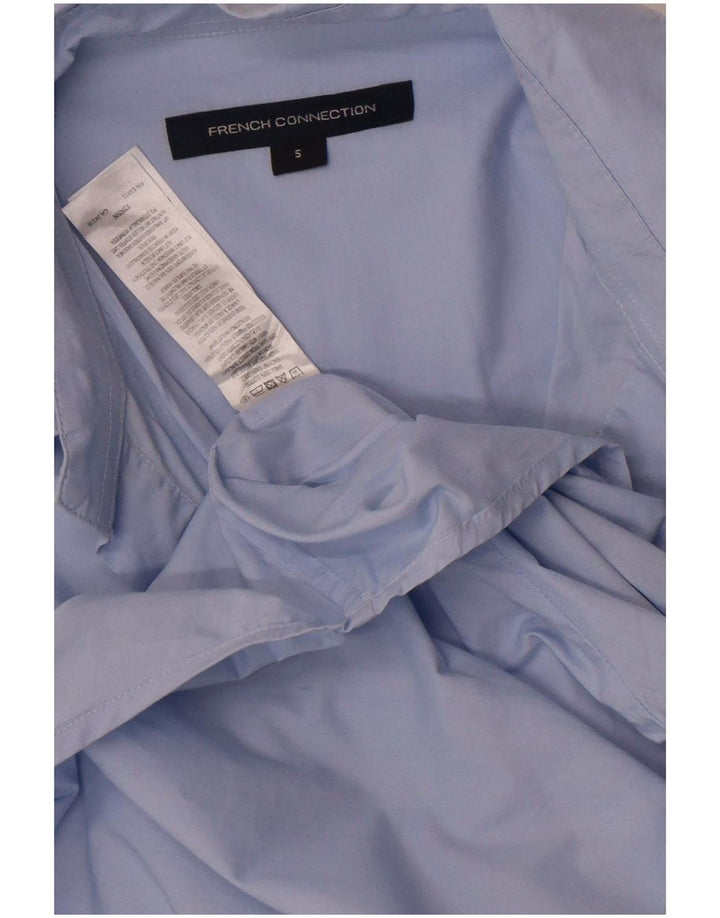 French Connection - Jersey de manga 3/4 para mujer, talla 40, color azul pequeño