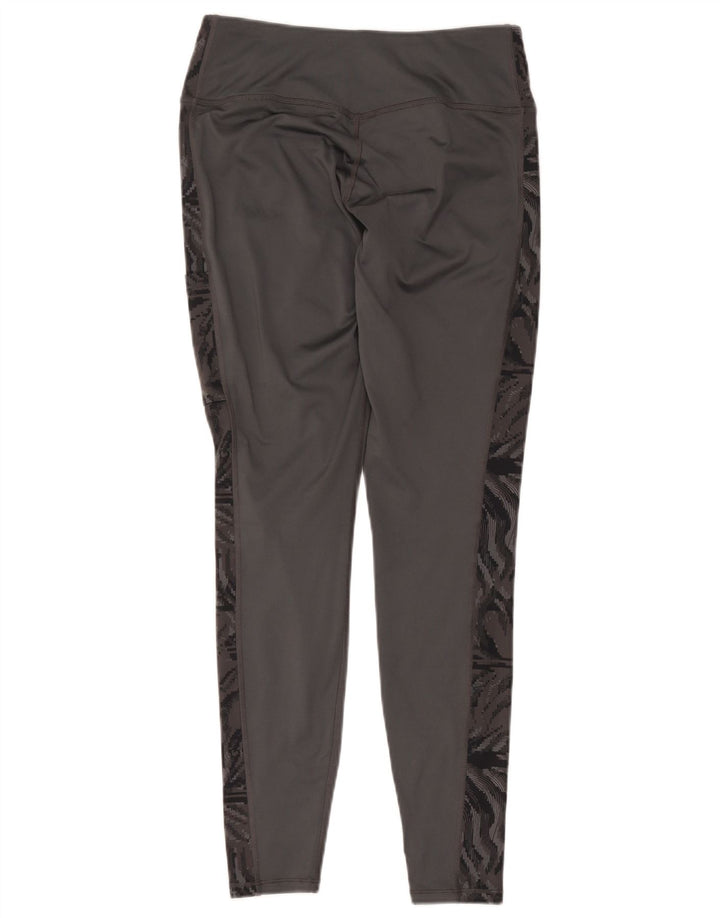 Asics Leggings para mujer Reino Unido 44 Gris medio Poliéster con estampado animal