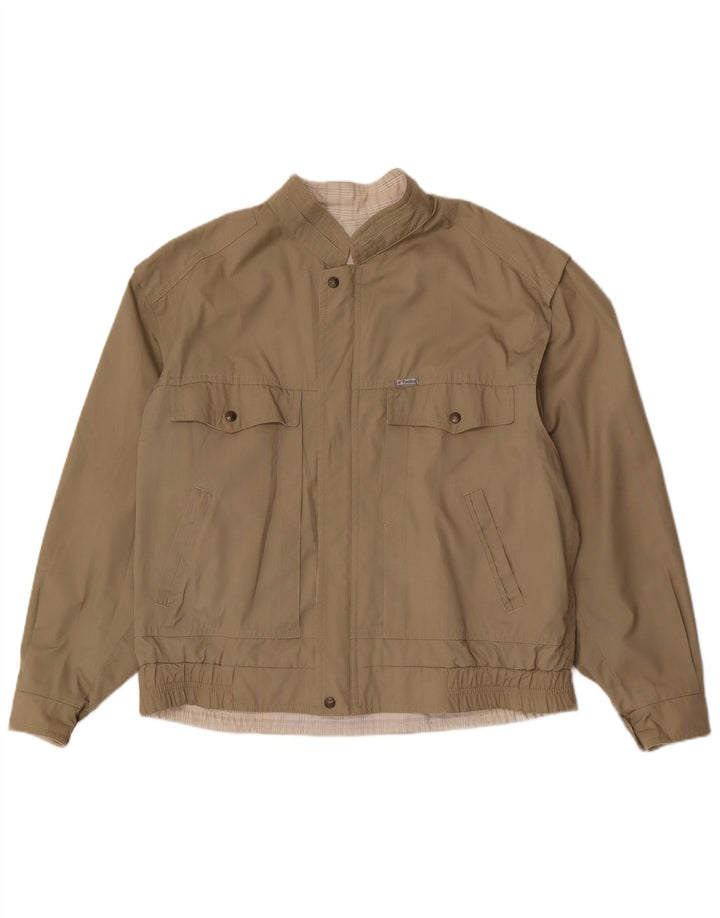 Faciba Chaqueta bomber reversible para hombre IT 54 2X Poliéster caqui