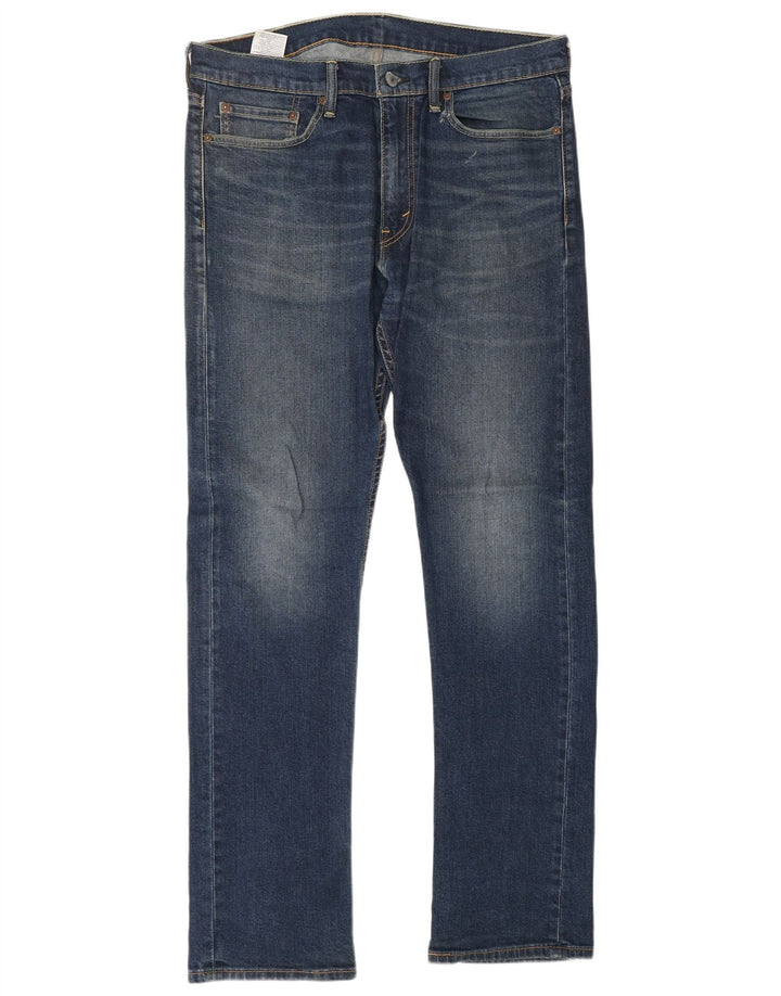 LEVI'S Vaqueros rectos ajustados 513 para hombre W34 L34 Algodón azul