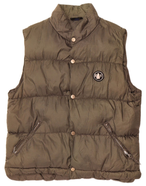 Murphy & Nye Chaleco acolchado para hombre Sailwear UK 40 Large Poliamida caqui