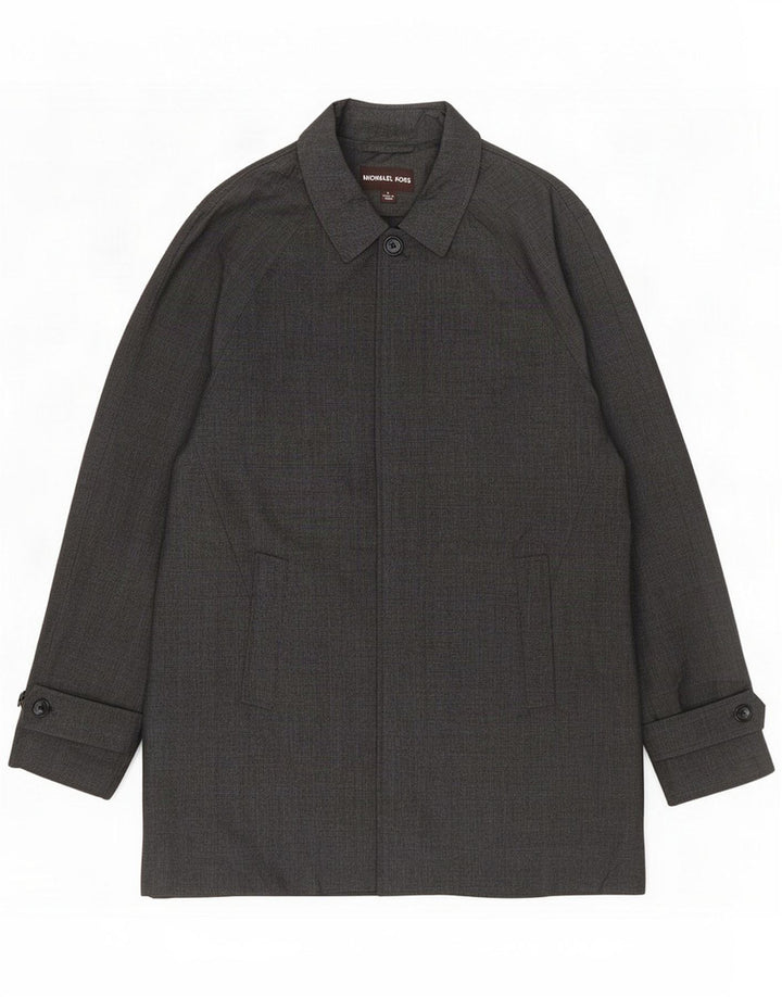 Michael Kors Abrigo para hombre UK 40 Grande Gris Cuadros Poliéster
