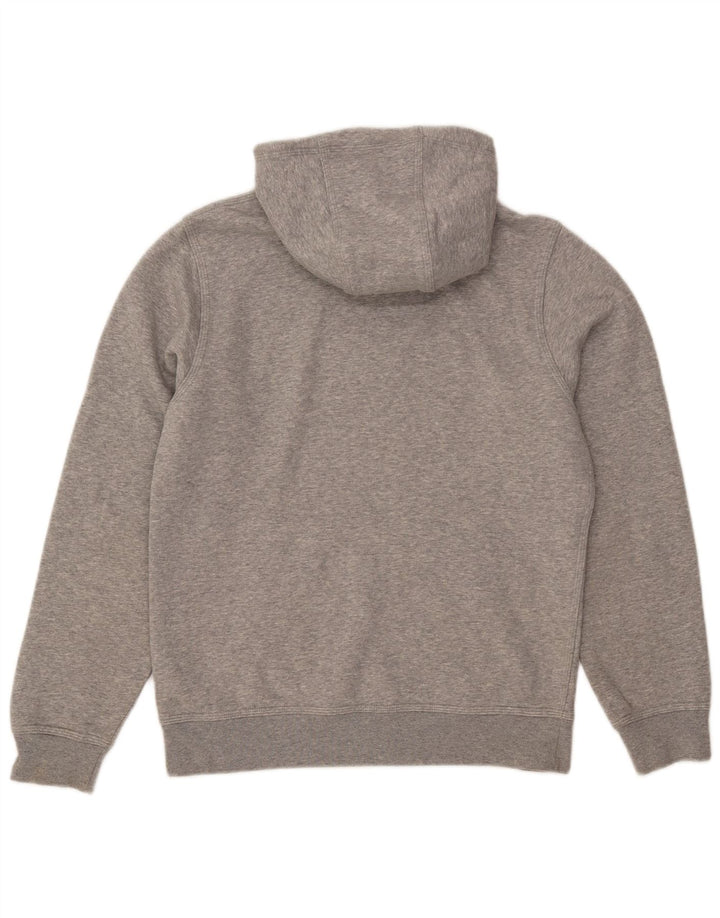 Nike Jersey con capucha para hombre, talla pequeña, algodón moteado gris