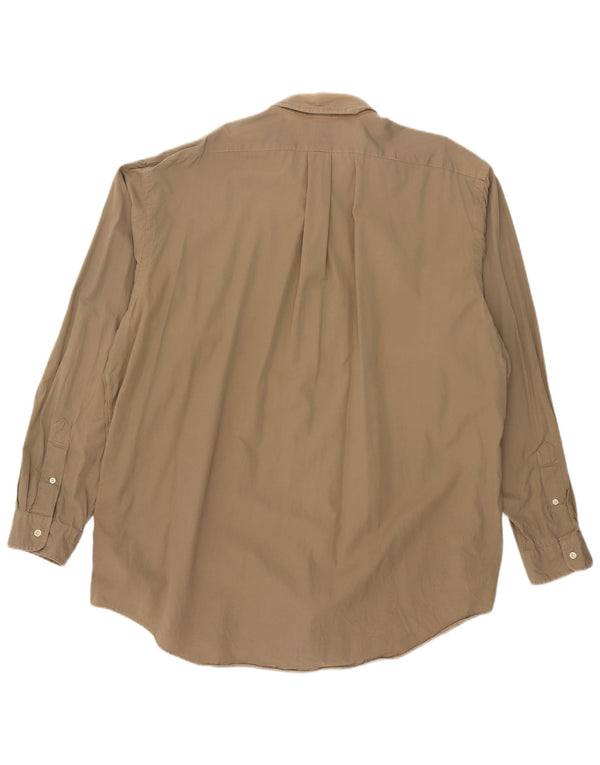 Ralph Lauren Camisa de ajuste clásico para hombre 2XL Beige