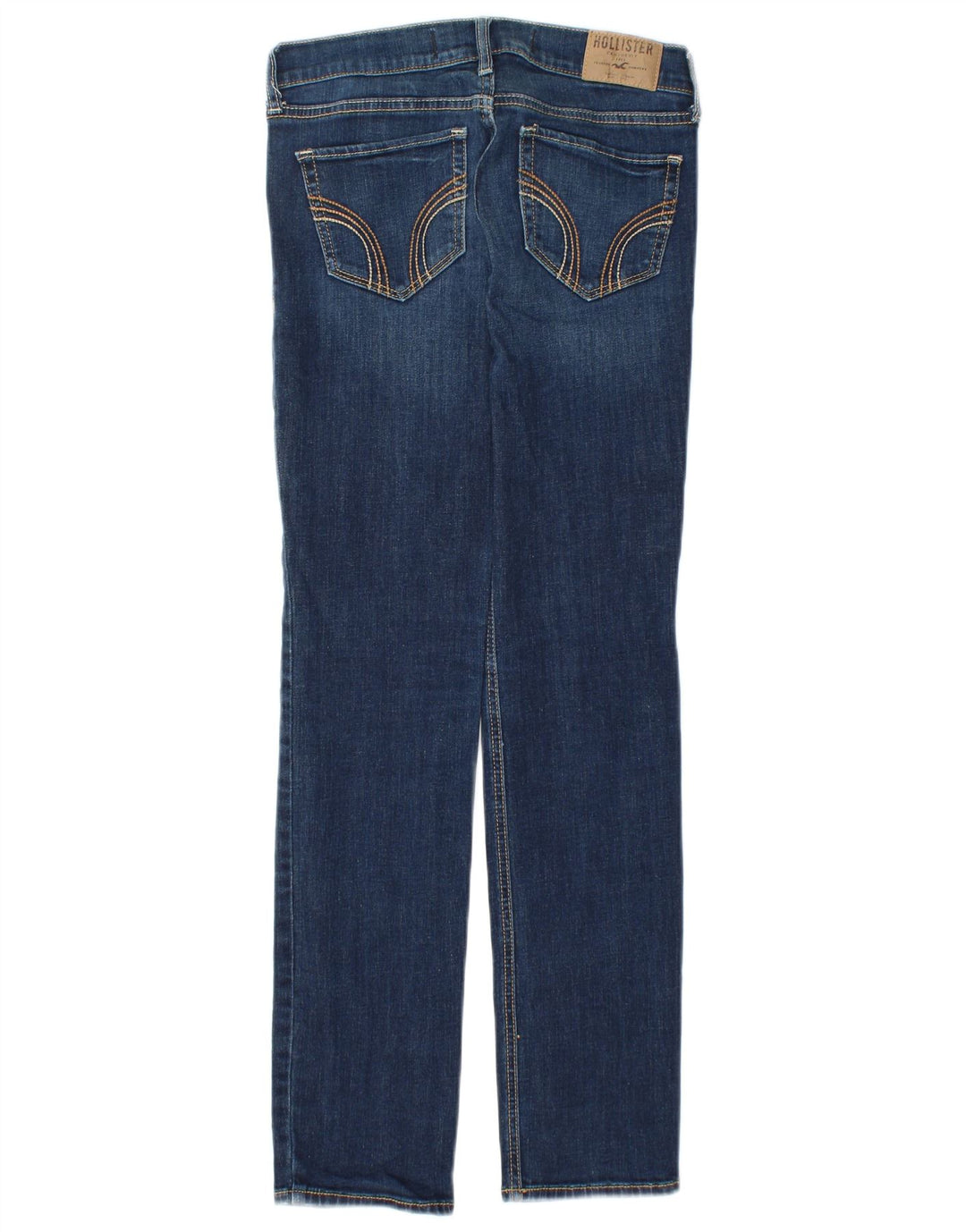 HOLLISTER Jeans ajustados elásticos Socal para mujer US 0 XS W24 L31 Algodón azul