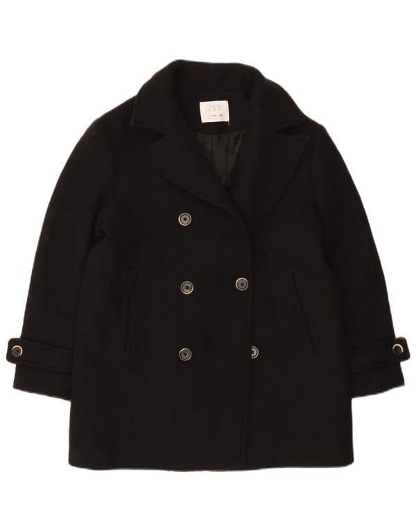 Zara Chaquetón Niña 11-12 Años Lana Negro