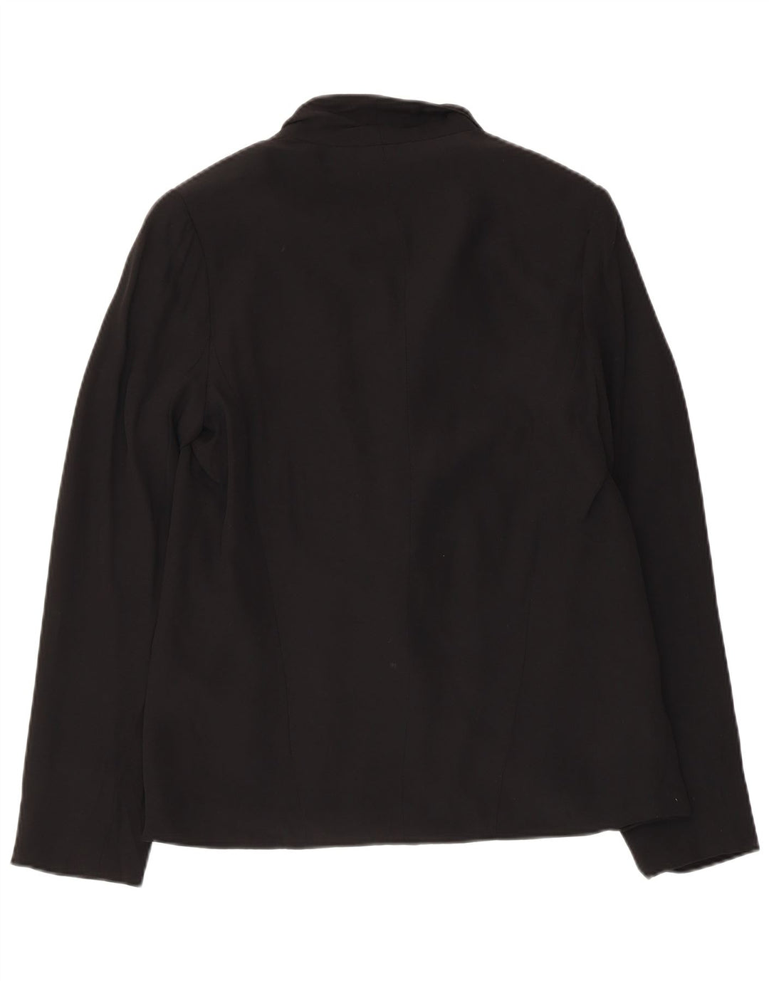 Oasis Chaqueta tipo blazer de 1 botón para mujer UK 40 Mediano Poliéster negro