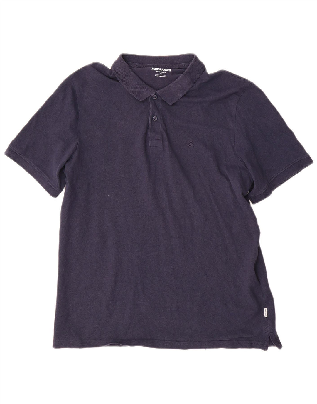 Polo Jack & Jones Hombre Algodón Azul Marino Medio