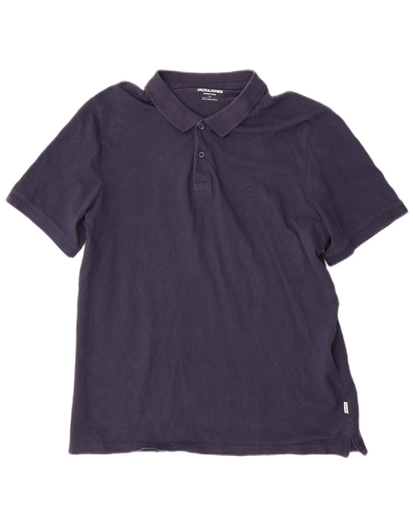 Polo Jack & Jones Hombre Algodón Azul Marino Medio
