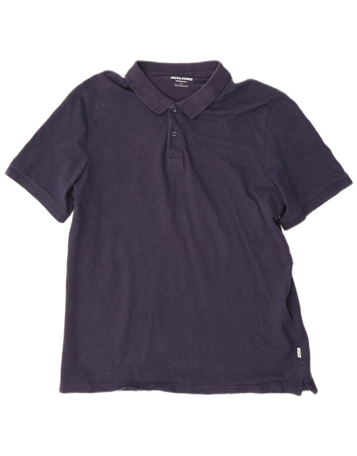 Polo Jack & Jones Hombre Algodón Azul Marino Medio